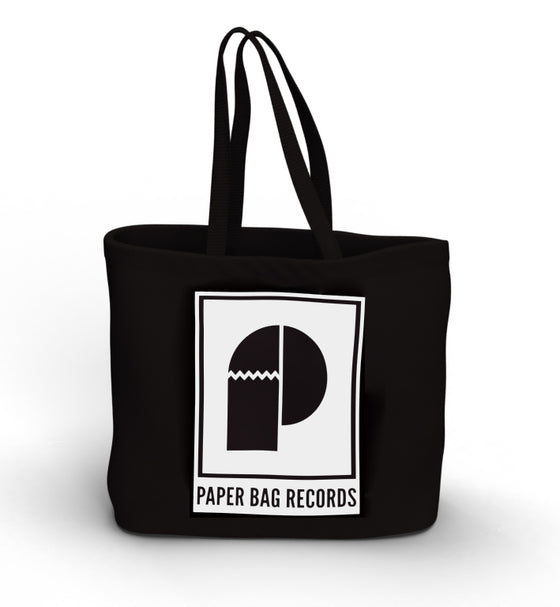 Paper Bag Records Black Tote Bag